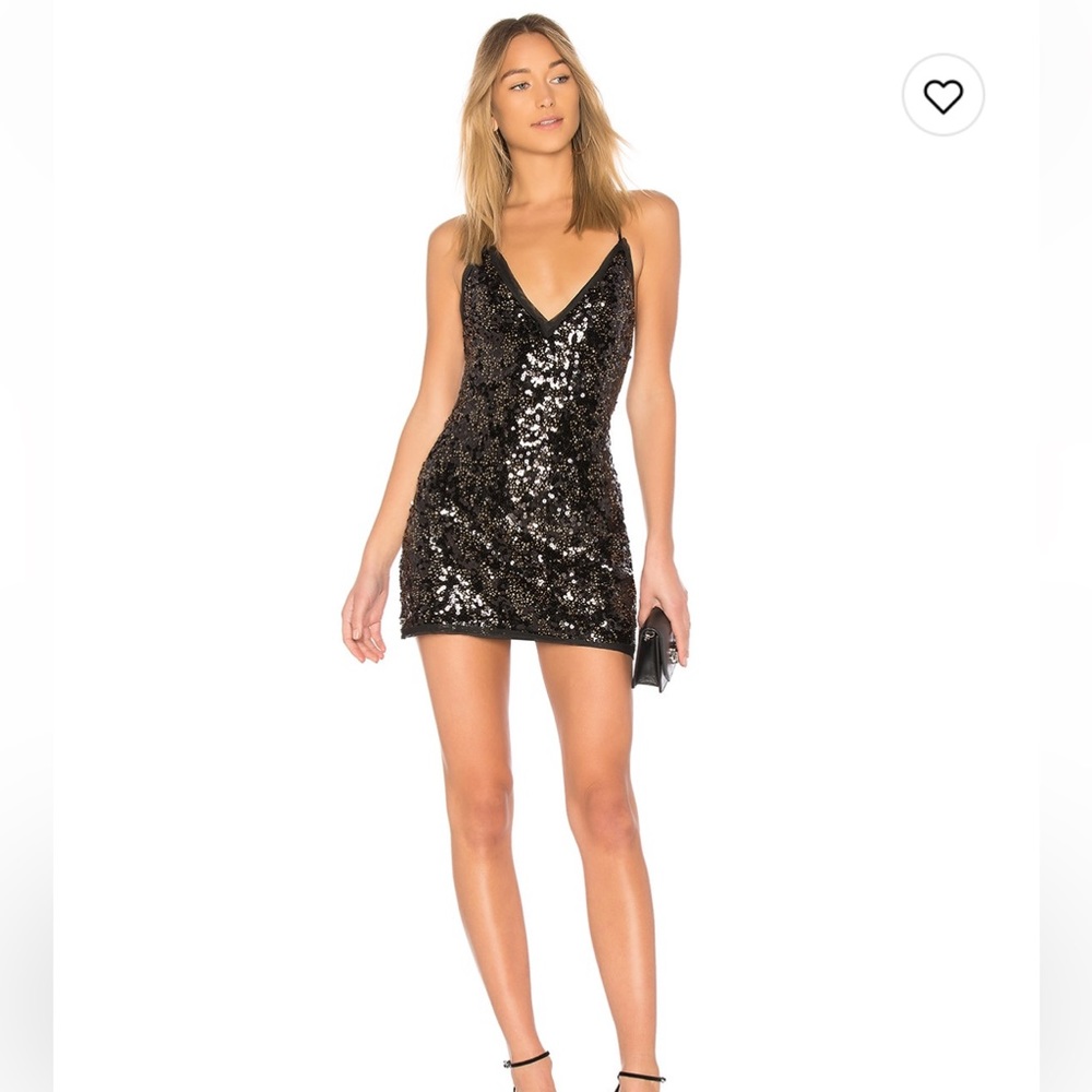 NBD Mini Black Sparkle Dress